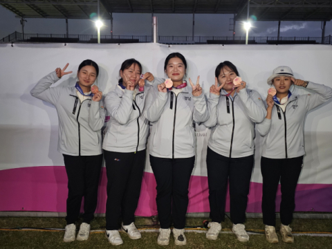 국립창원대, 제106회 전국체전 단체전 동메달 2개 획득!