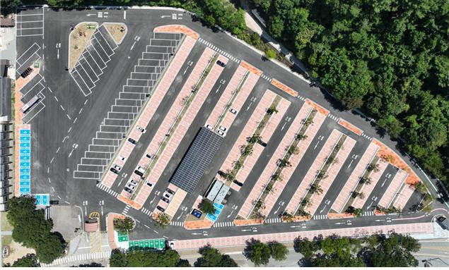 주왕산국립공원사무소는 11월 1일부터 30일까지 한 달간 상의주차장을 전면 무료로 개방한다. 사진은 상의주차장의 위성사진 모습. 주왕산국립공원사무소 제공