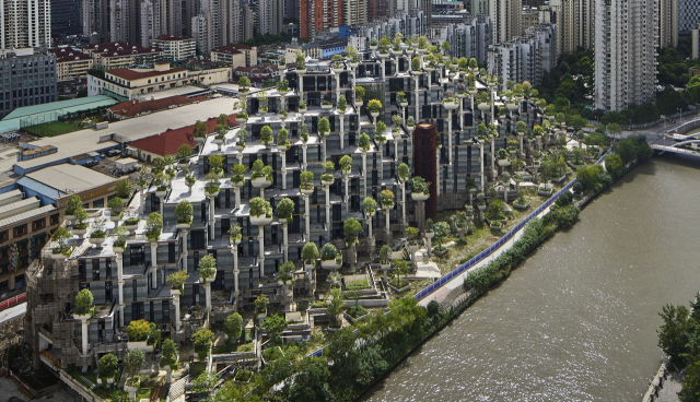 상하이의 공중정원 