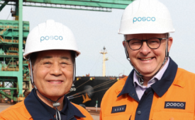 포스코 장인화 회장 만난 호주 총리 
