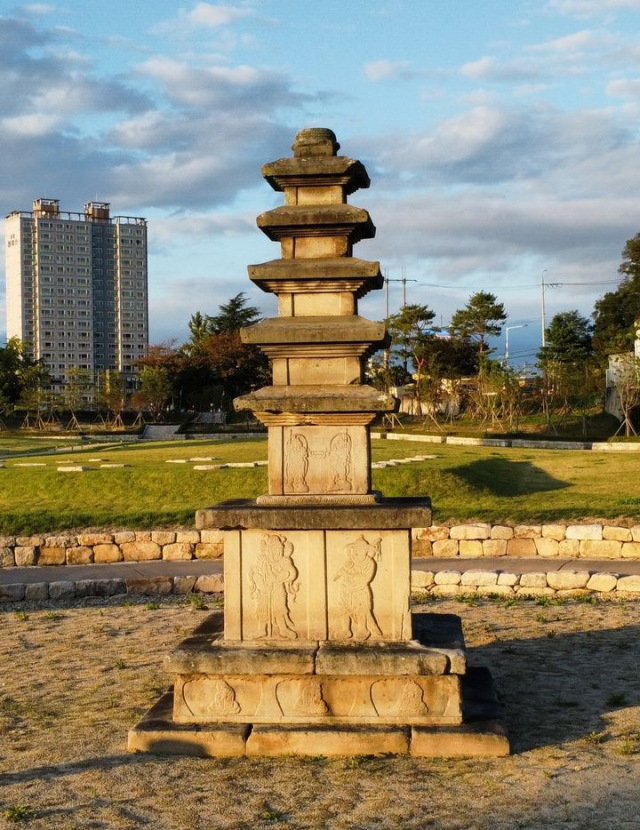 경북 예천군 예천읍 남본리 200-3에 있는 예천 개심사지 오층석탑. 예천군 제공