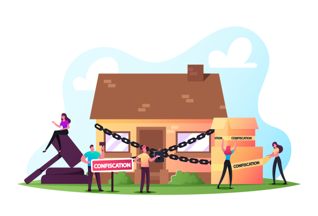 집 가압류 이미지. 클립아트코리아