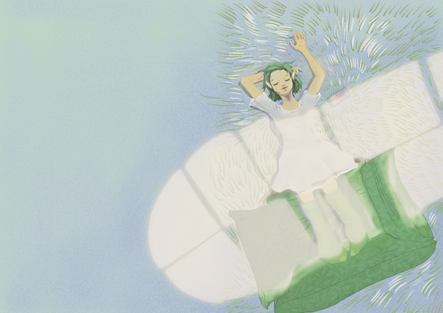 이미란, 음악 속의 그들, 일포드 한지(토리노코),지클리 프린트, 29.7x42cm, 2025