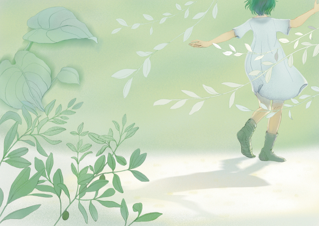 이미란, 바람을 따라 춤을 줘, 일포드 한지(토리노코),지클리 프린트, 29.7x42cm, 2025