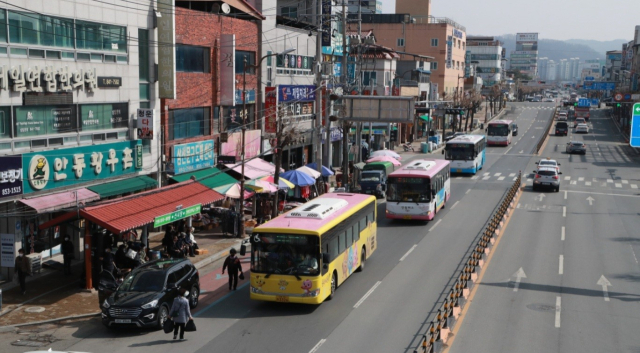 안동시가 올 해 추진한 다양한 교통정책이 시민들로부터 좋은 반응을 얻고 있다. 안동시 제공