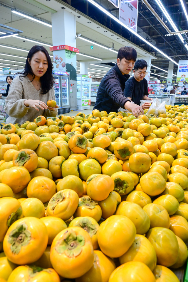 하나로마트에 놓인 