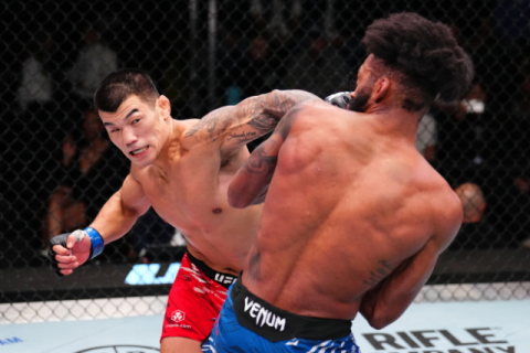 고석현, UFC서 그래플링으로 필 로 압도하며 판정승