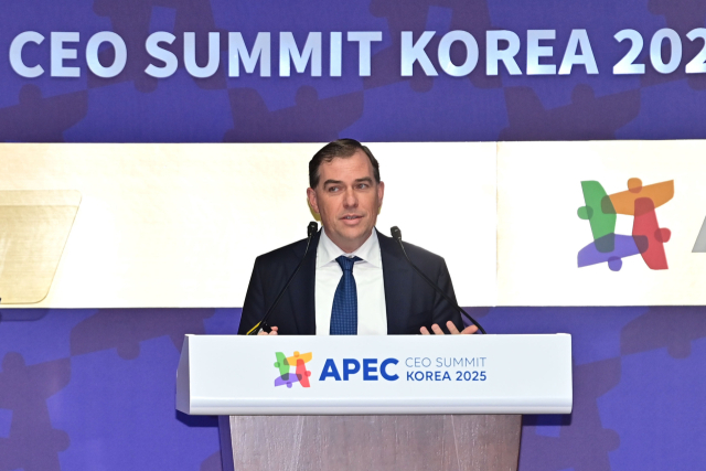 맷 가먼 아마존웹서비스(AWS) CEO가 29일 경북 경주 예술의전당에서 열린 