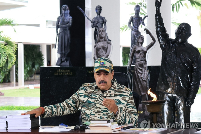 니콜라스 마두로 베네수엘라 대통령. 연합뉴스