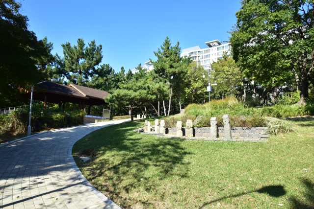 국립대구박물관 뒤편에 조성된 