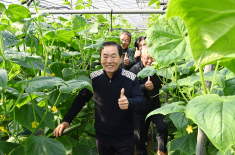 성낙인 창녕군수, 4일 시설채소 재배농가 및 한우농가 현장 방문