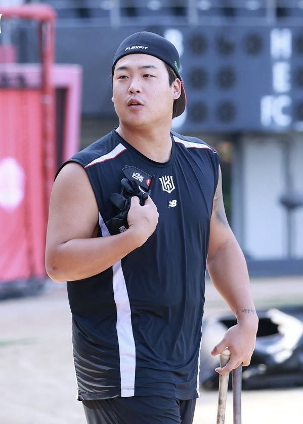 KT 위즈의 강백호. KT SNS 제공