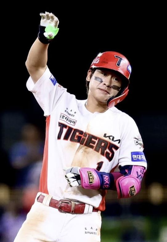 KIA 타이거즈의 박찬호. KIA SNS 제공