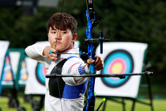 예천군청 양궁팀 김제덕 선수. 예천군 제공