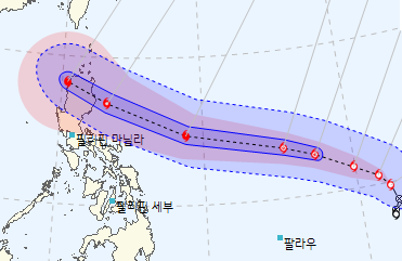 '필리핀, 태풍 또 맞는다' 26호 태풍 풍웡 발생…25호 태풍 갈매기는 곧 베트남 다낭 상륙