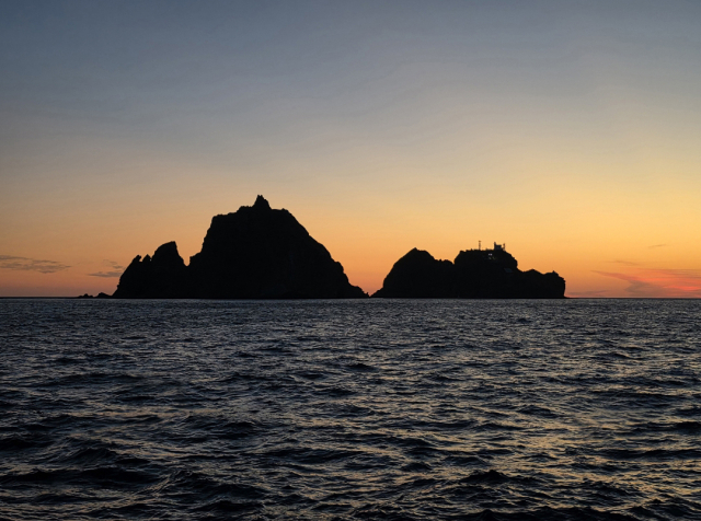 독도 일출 장면. 서경덕 교수 제공