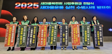 대구시새마을부녀회 '사업 후원금 1천100만원' 전달