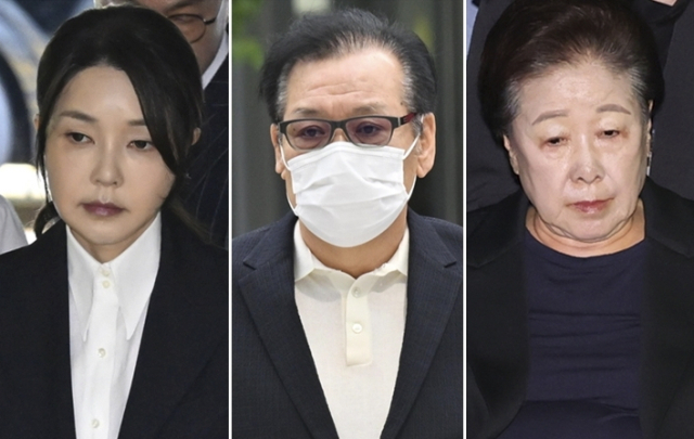 김건희·건진법사·한학자. 자료사진 연합뉴스