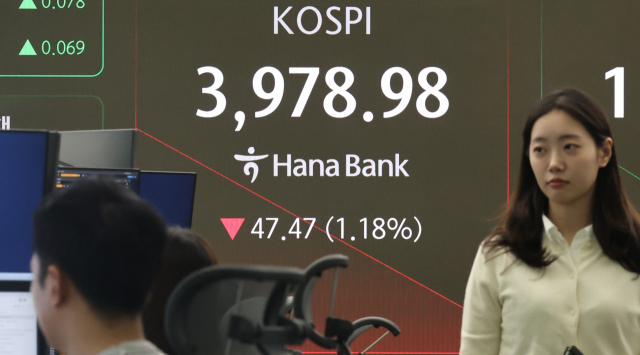 코스피 간신히 반등했는데…AI거품 재부각에 하락 출발