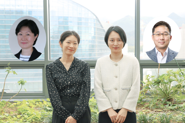 사진 왼쪽부터 KBSI 김진영 박사, DGIST 정혜지 박사후연수연구원, 엄지원 교수, 고재원 교수. DGIST 제공.