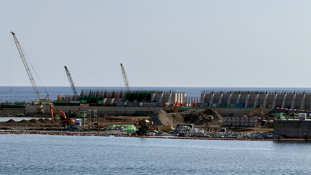 6일 오전 경북 울릉군 울릉읍 사동리 울릉공항 건설 현장의 모습. 2025.11.6. 홍준표 기자