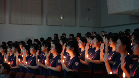 생명을 돌보는 손, 사랑으로 다짐하다…수성대 예비간호사 185명 선서