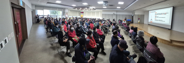 칠곡시니어클럽 2025년 노인일자리 및 사회활동지원사업 간담회.