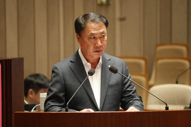 김위상 국민의힘 의원(비례)이 11일 국회 예산결산특별위원회 회의에서 질의하고 있다. 의원실 제공