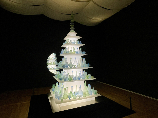 한 폭의 그림 같은 솔거미술관의 포토존. 주말앤 팀