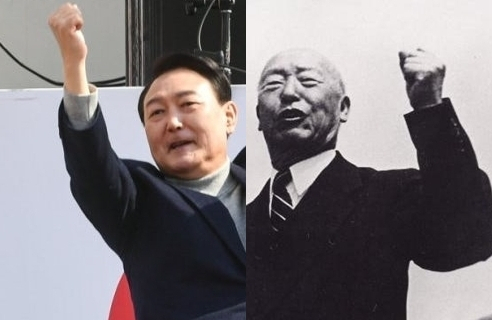 윤석열, 이승만. 연합뉴스, 매일신문DB