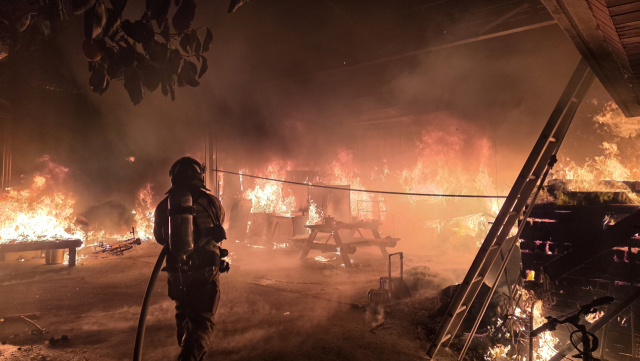 화재 자료사진. 김천소방서 제공