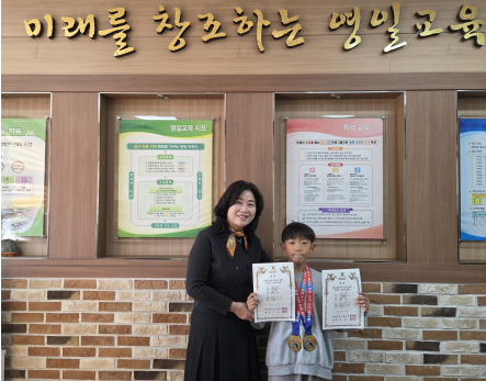 영주 영일초 정재민 학생, 두 바퀴 위에서 꿈을 펼쳤다. 