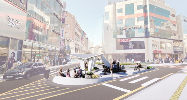 통신골목 삼거리광장 조감도. 대구시 제공