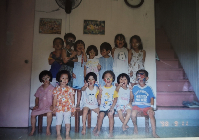1998년 만촌동 씩씩한어린이집 시절 사진.