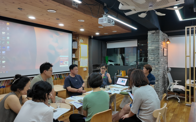 30주년기념행사 추진위원회 회의모습.