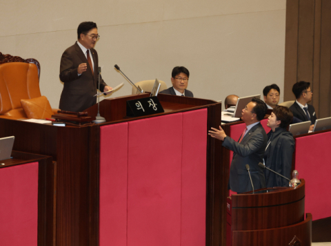 국회 '추경호 체포동의안' 본회의 보고, 비쟁점 법안 50여건 처리