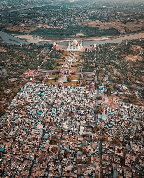 타지마할 일대. 이준석 개혁신당 대표 페이스북
