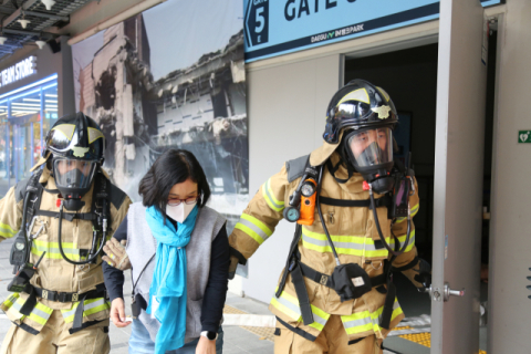 대구북부소방서, 북구보건소 합동 드론 폭발·생물테러 대비 훈련