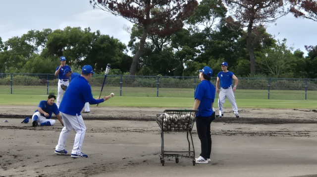 삼성 내야 수비 실력의 비결, 끝나지 않는 펑고 지옥 