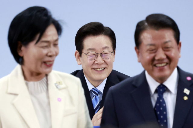 이재명 대통령이 14일 경기 파주시 라이브러리스테이 지지향에서 열린 