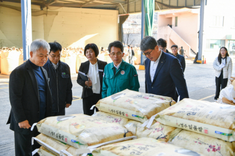 영주시, 2025년산 공공비축미 건조벼 첫 매입