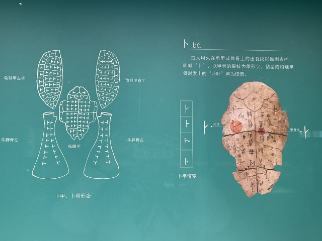 점복 설명. 상성박물관 소장