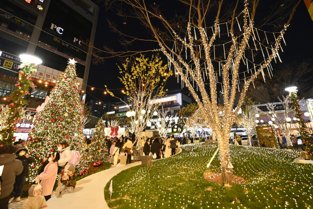 달성군 다사읍 '다사광장 크리스마스 경관조명' 21일 점등