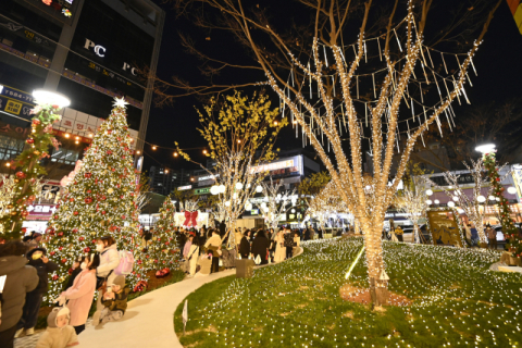 달성군 다사읍 '다사광장 크리스마스 경관조명' 21일 점등
