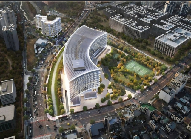 포스코글로벌센터 조감도. 성남시 제공