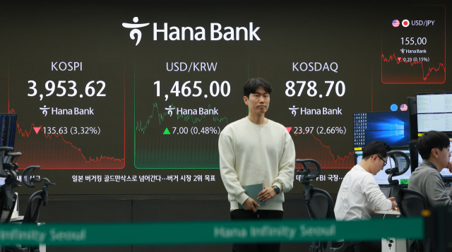 코스피 4천선 회복 일주일 만에 다시 무너졌다