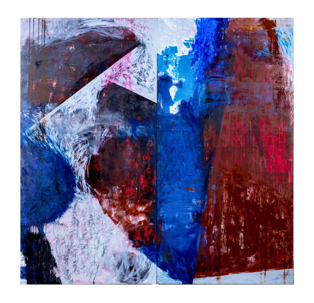 공(空)2401, 200x200cm, Ink ＆ acrylic on canvas, 2024