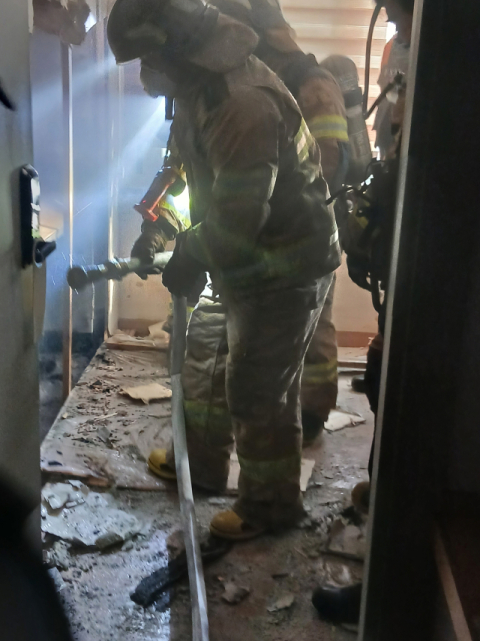 안동 옥동 독서실서 화재… 23분 만에 진압