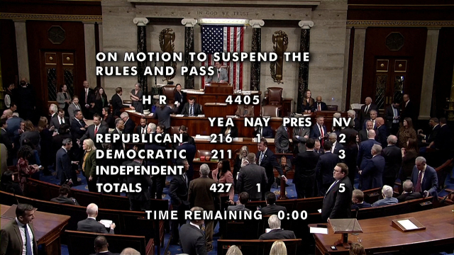 美 의회 '엡스타인 파일 공개법' 만장일치 수준 압도적 가결