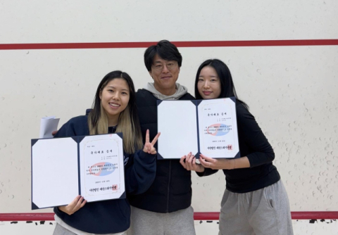 대구시청 김다미와 전아인, 스쿼시 국가대표 선발